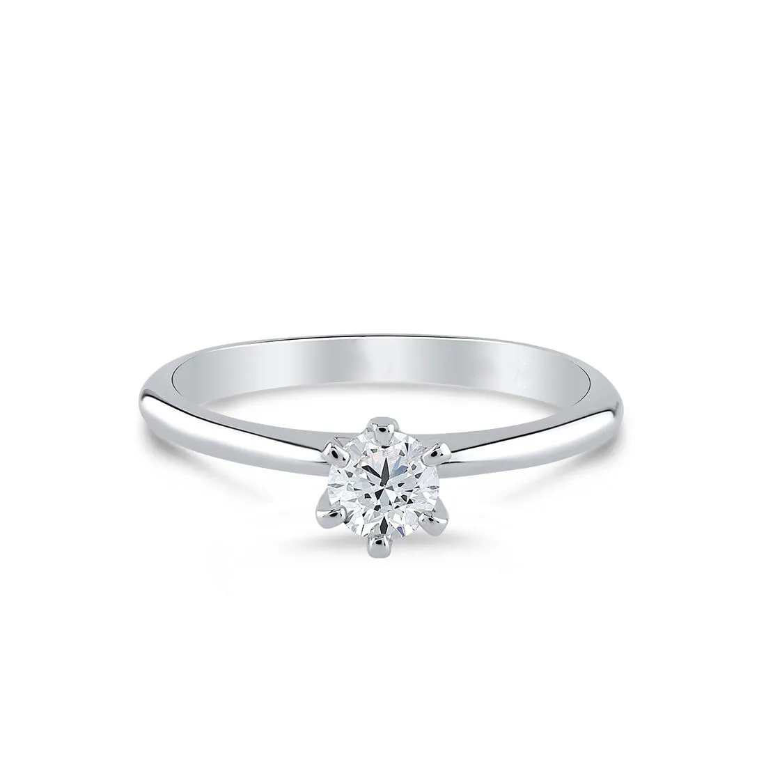 Pırlanta Tektaş Yüzük Esas Gold