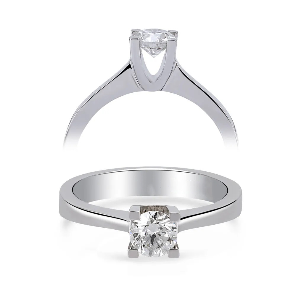 Pırlanta Tektaş Yüzük Esas Gold