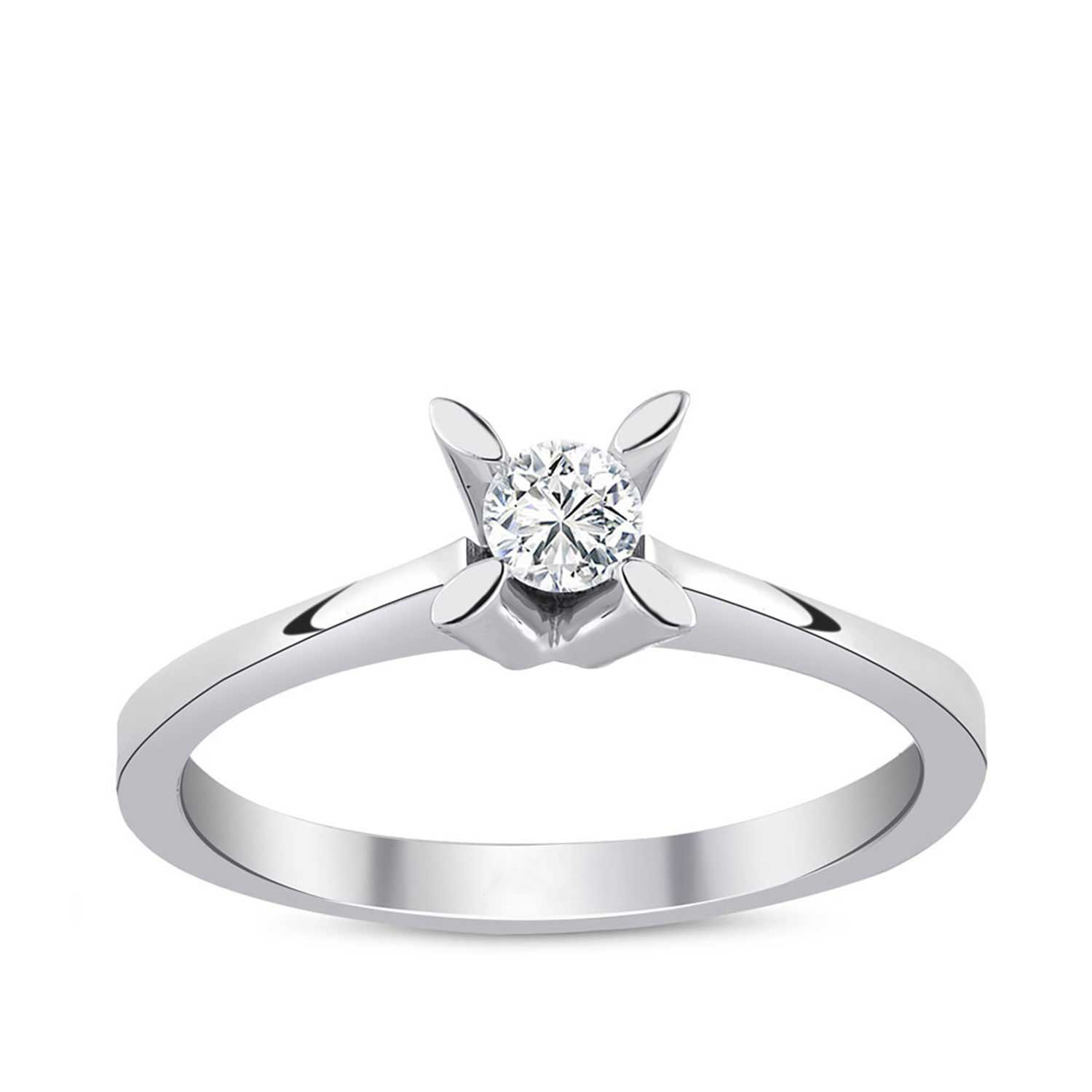 Pırlanta Tektaş Yüzük Esas Gold